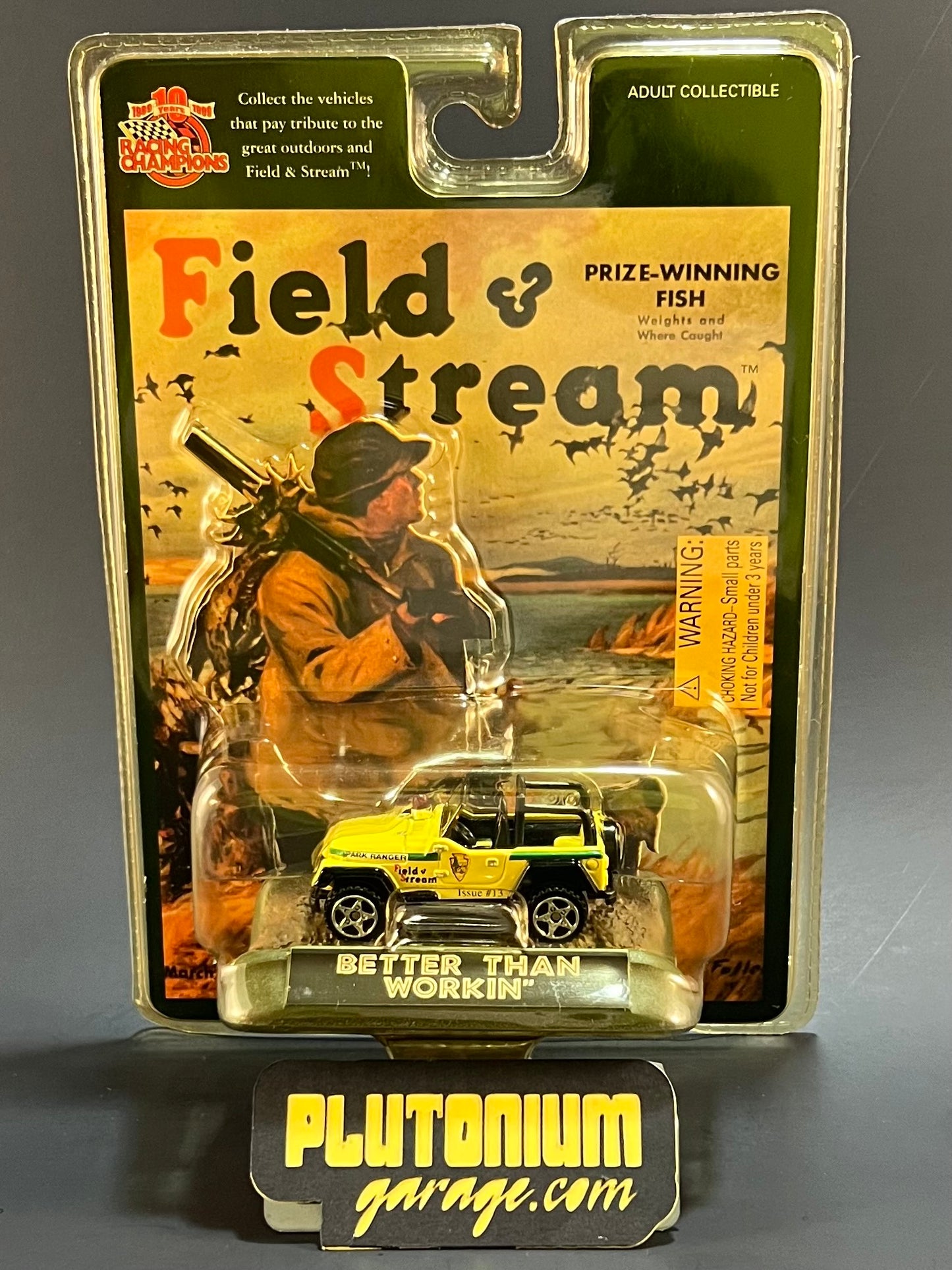 Racing Champions Field & Stream #13 Better Than Workin' Jeep Wrangler